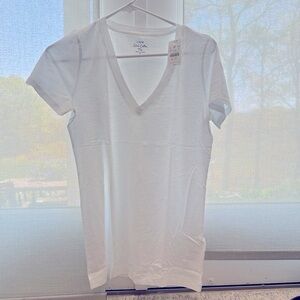 J. crew woman’s slub cotton T. New with tags.